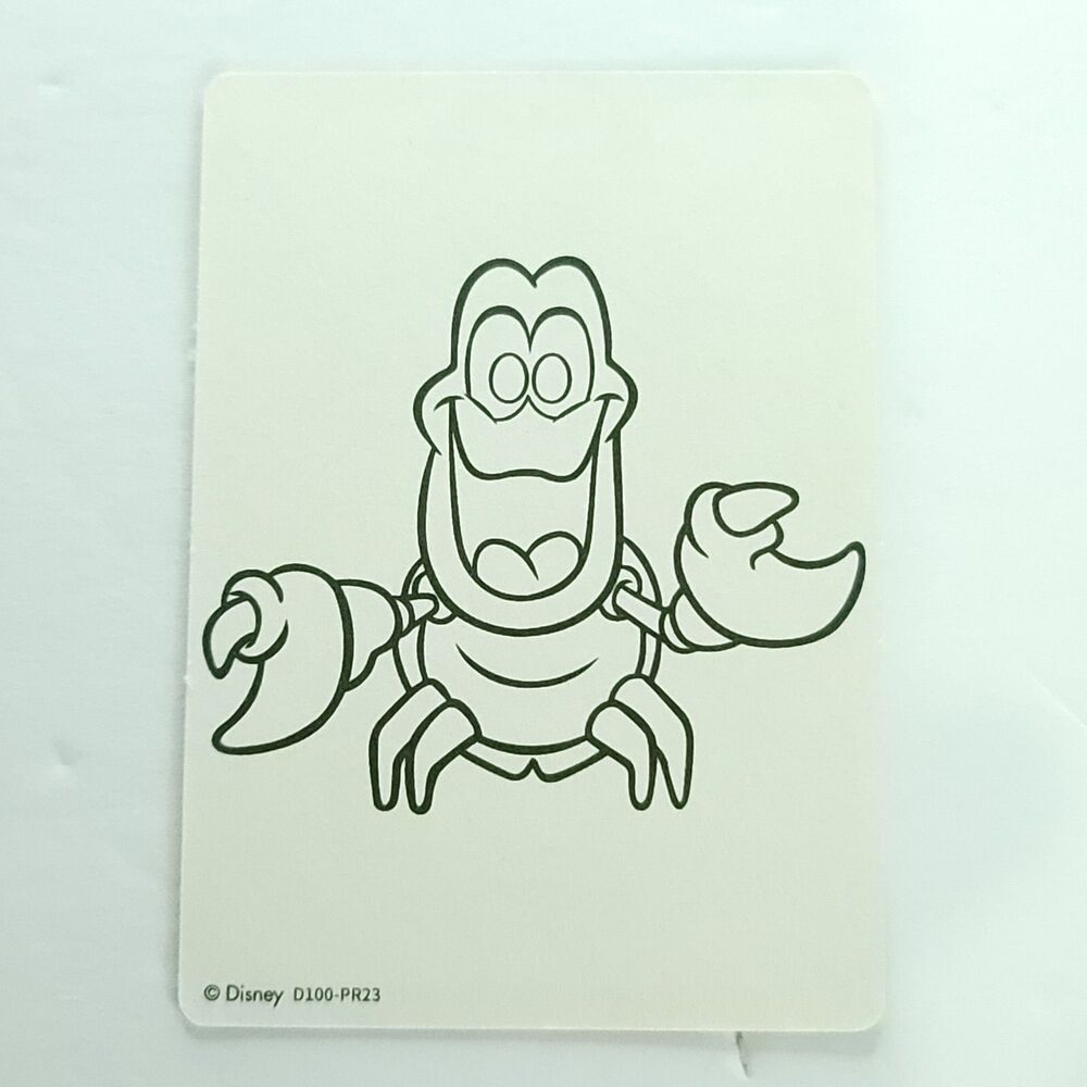 Sebastian 2023 Card Fun 1/1 Disney 100 Carnival  Paper Sketch Card D100-PR23